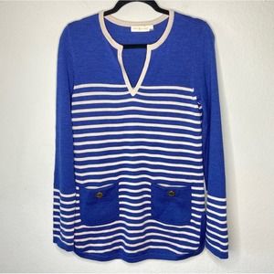 Tory Burch Odessa Tunic Merino Wool Sweater